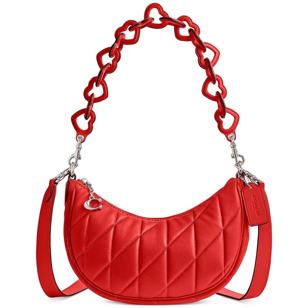 商品Coach|Quilted Pillow Leather Mira Shoulder Bag with Heart Strap,价格¥3681,第2张图片详细描述