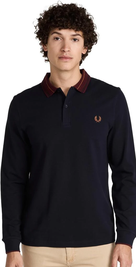 商品Fred Perry|Fred Perry Striped Collar Polo Shirt,价格¥575,第1张图片