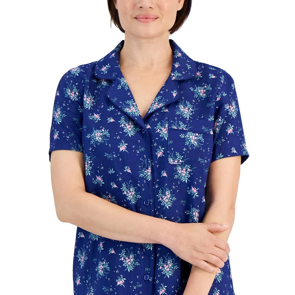 商品Charter Club|Women's Matte Satin Short-Sleeve Pajamas Set, Created for Macy's,价格¥187,第3张图片详细描述