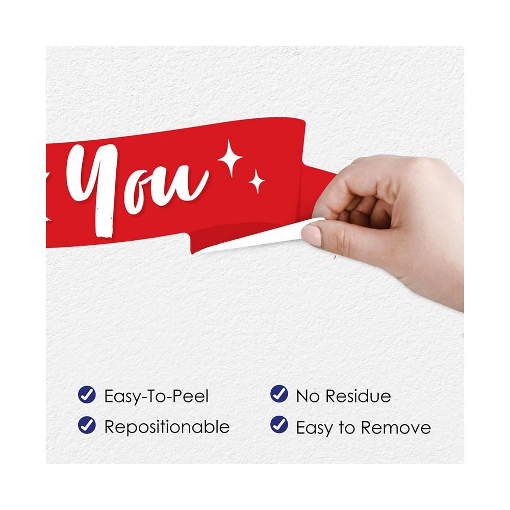 商品Big Dot of Happiness|Thank You Nurses Peel & Stick Nurse Appreciation Week Wall Decals Backdrop,价格¥261,第3张图片详细描述