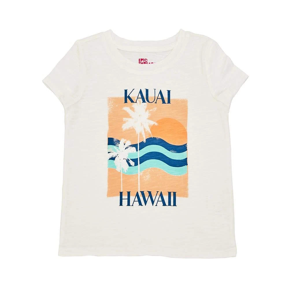 商品Epic Threads|Little Girls Hawaii Graphic T-shirt, Created For Macy's,价格¥30,第1张图片