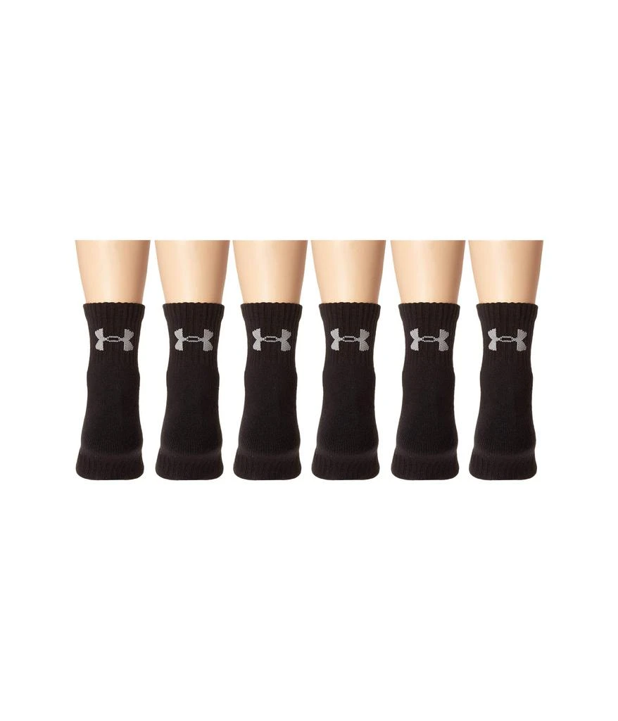 商品Under Armour|Training Cotton Quarter Socks 6-Pair,价格¥164,第2张图片详细描述