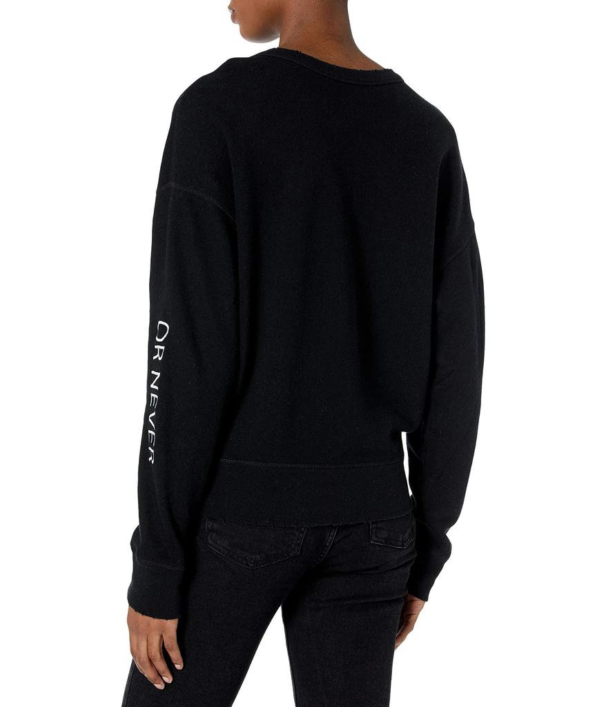 Women's Lauren Long Sleeve Casual Pullover Crew Neck Sweatshirt商品第2张图片规格展示