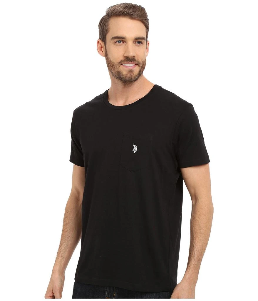 商品U.S. POLO ASSN.|U.S. POLO ASSN. Solid Crew Neck Pocket T恤,价格¥87,第2张图片详细描述