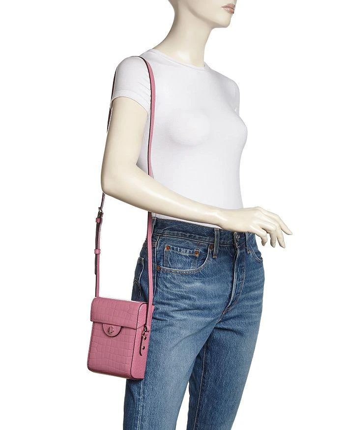 商品Kate Spade|Cleo Medium Croc-Embossed Camera Crossbody,价格¥1150,第2张图片详细描述