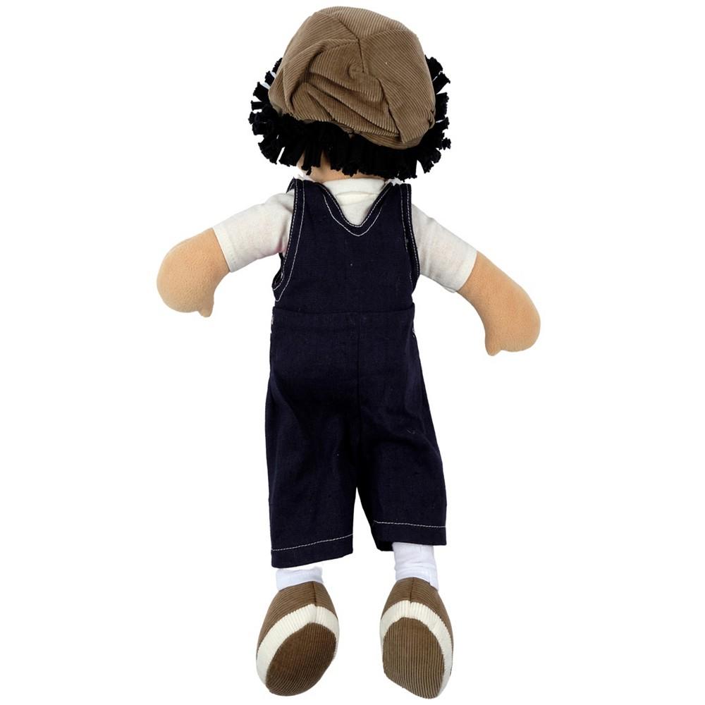 Tikiri Toys Joe Fabric Boy Baby Doll in Dungaree and Cap商品第3张图片规格展示
