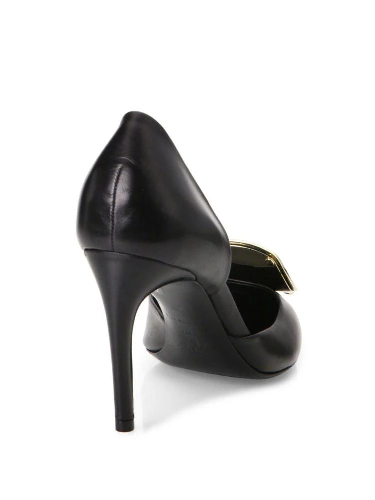 商品Roger Vivier|Leather Chips d'Orsay Pumps,价格¥5819,第2张图片详细描述