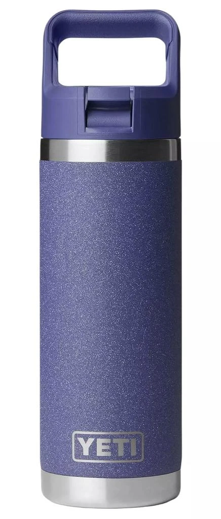 商品YETI|YETI 18 oz. Rambler Bottle with Color-Matched Straw Cap,价格¥261,第1张图片