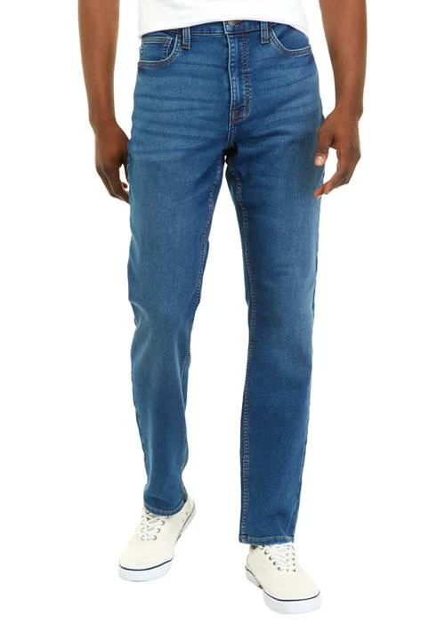 商品TRUE CRAFT|Craft Knit Denim Slim Jeans,价格¥105,第1张图片