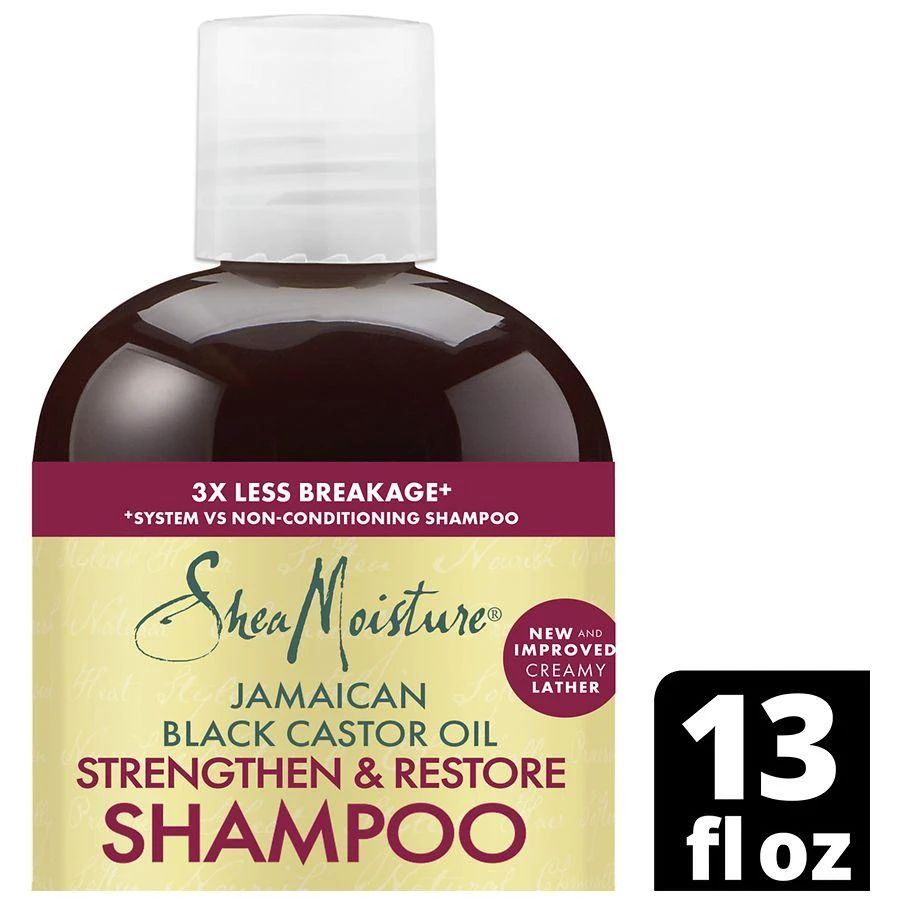 商品SheaMoisture|Strengthen and Restore Shampoo 100% Pure Jamaican Black Castor Oil,价格¥110,第3张图片详细描述