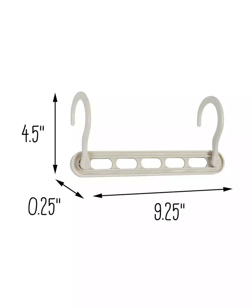 商品Honey Can Do|Cascading Collapsible Plastic Hangers, 20 pack,价格¥292,第5张图片详细描述