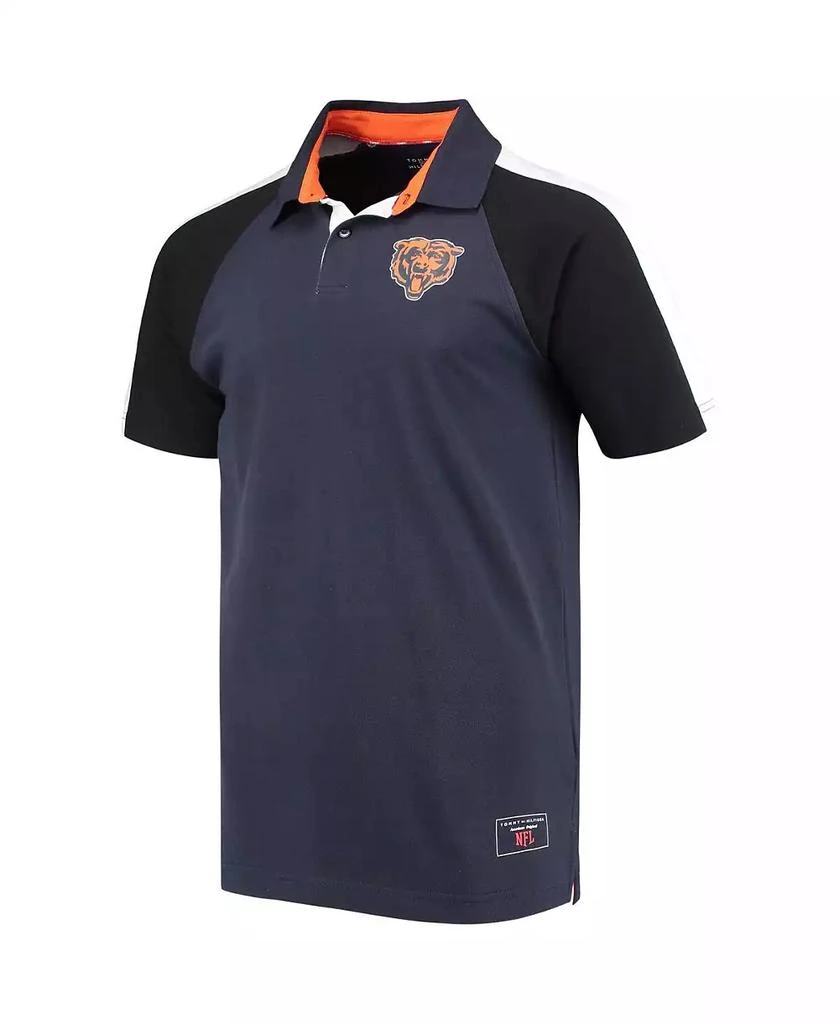 商品Tommy Hilfiger|Men's Navy, White Chicago Bears Holden Raglan Polo Shirt,价格¥390,第2张图片详细描述