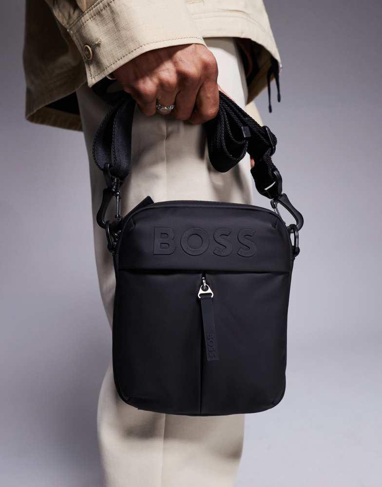 【Hugo Boss】Stormy Bumbag BOSS STORMY BUMBAG - Bum bag - black - Zalando.co.uk