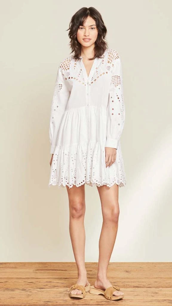 商品VERONICA BEARD|Veronica Beard Ariana Dress White,价格¥3494,第1张图片