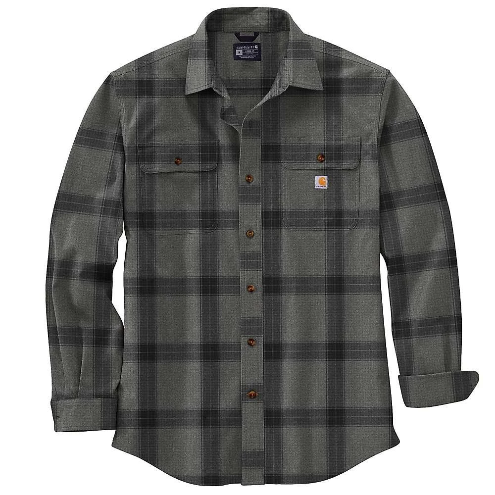 商品Carhartt|Carhartt Men's Loose Fit Heavyweight Flannel LS Plaid Shirt,价格¥417,第1张图片