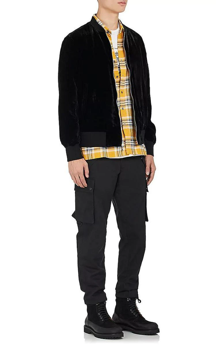 商品Ovadia & Sons|Reversible Camouflage & Velvet Bomber Jacket,价格¥6688,第2张图片详细描述
