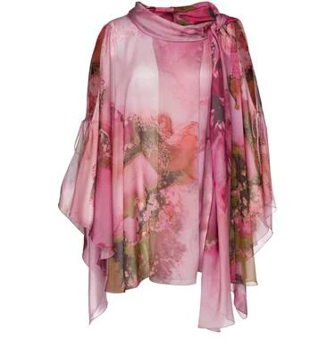 商品Alberta Ferretti|Flower bomb 印花雪纺上衣,价格¥8201,第1张图片