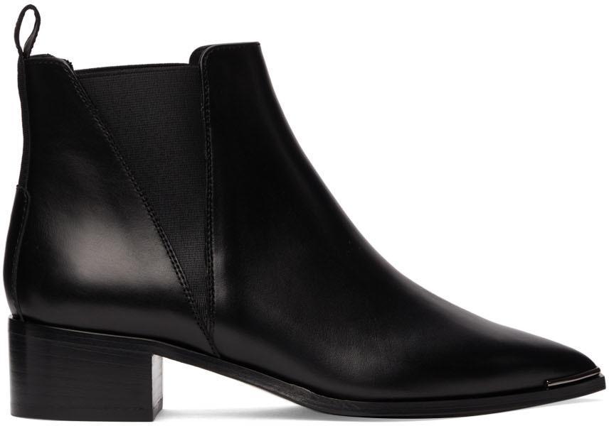 商品Acne Studios|Black Jensen Chelsea Boots,价格¥3583,第1张图片