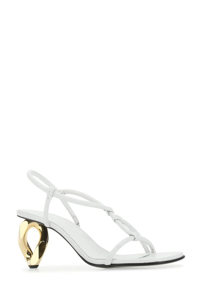 商品JW Anderson|White leather sandals,价格¥2387,第1张图片