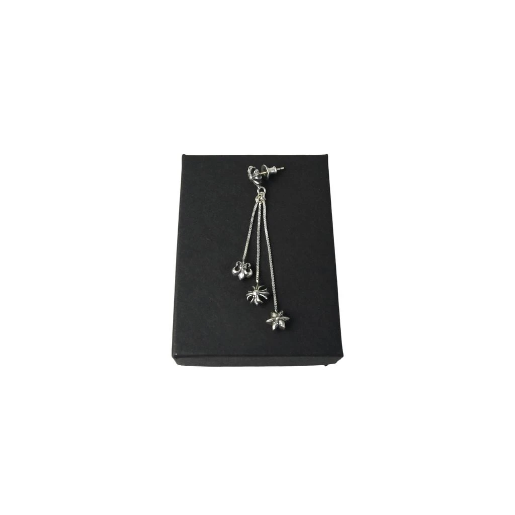 商品Chrome Hearts|Chrome Hearts Jojo 3 Drop Earring Silver,价格¥3548,第1张图片