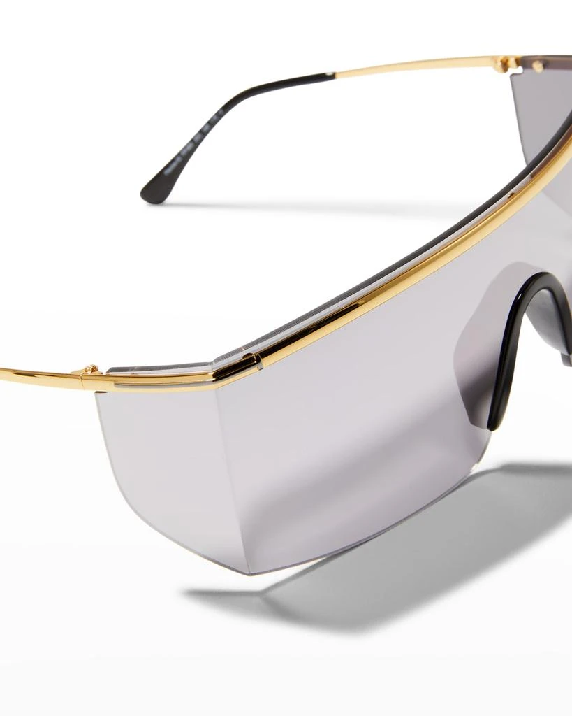 商品Tom Ford|Pavlos Metal Shield Sunglasses ,价格¥4167,第4张图片详细描述