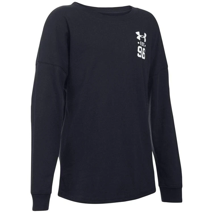 商品Under Armour|Varsity Long-Sleeve Shirt, Big Girls (7-16),价格¥191,第2张图片详细描述