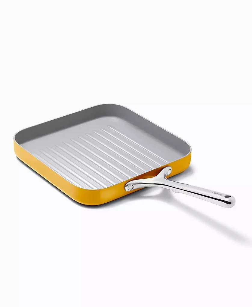 商品Caraway|Non-Stick Ceramic-Coated 11" Square Grill Pan,价格¥1148,第1张图片