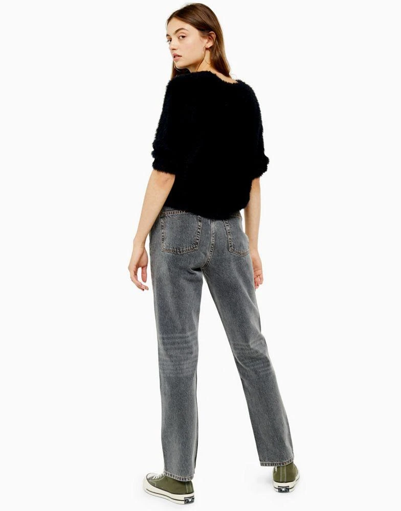 商品Topshop|Topshop Editor straight leg jeans in grey,价格¥167,第2张图片详细描述