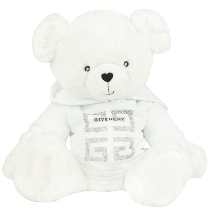 商品Givenchy|White Plush Hoodie Teddy Bear,价格¥1302,第1张图片