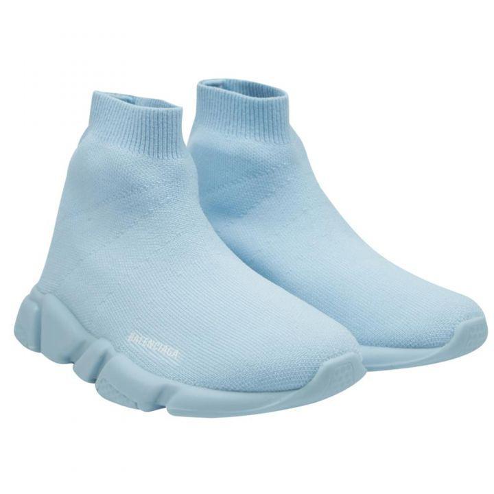 商品Balenciaga|Blue Speed Sock Trainers,价格¥1984,第4张图片详细描述