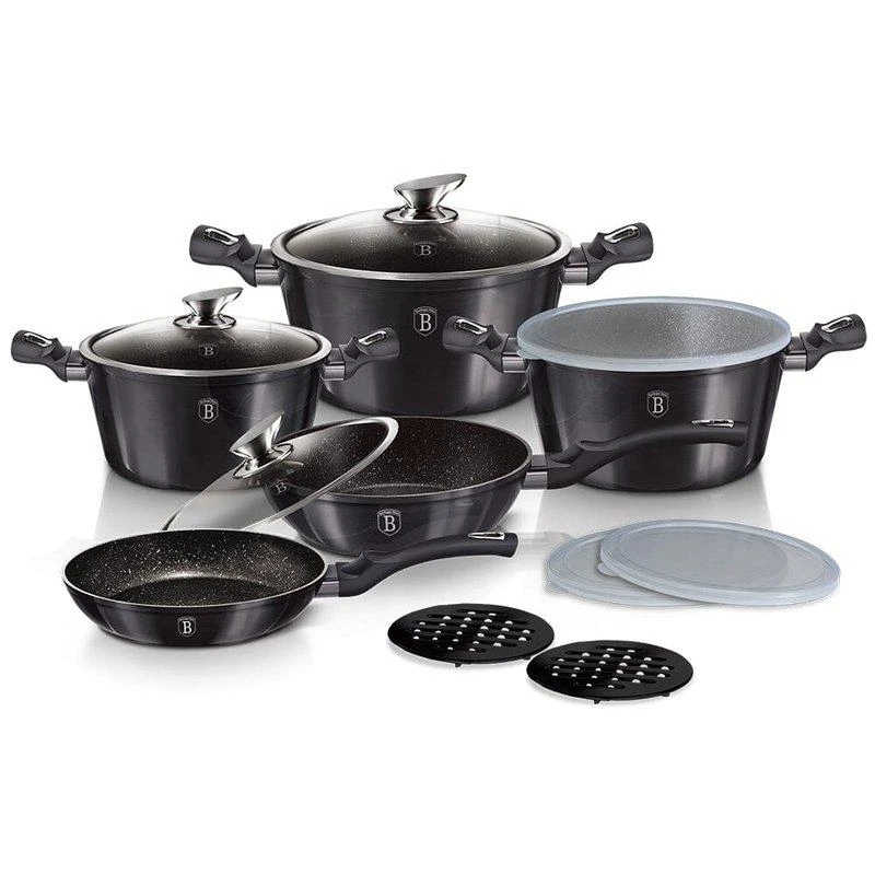 商品Berlinger Haus|Berlinger Haus 13-Piece Kitchen Cookware Set,价格¥2293,第1张图片