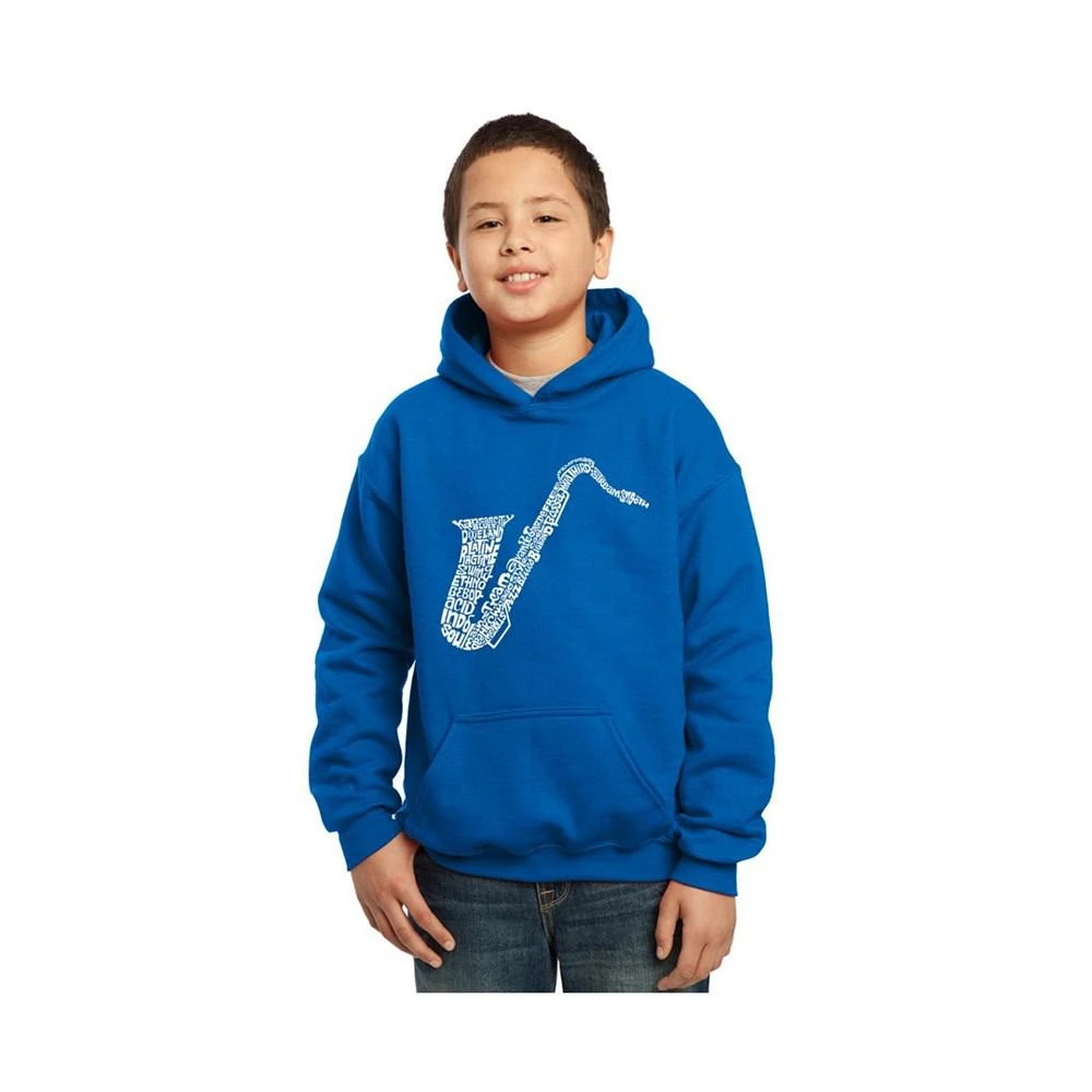 商品LA Pop Art|Boy's Word Art Hoodies - Sax,价格¥353,第3张图片详细描述