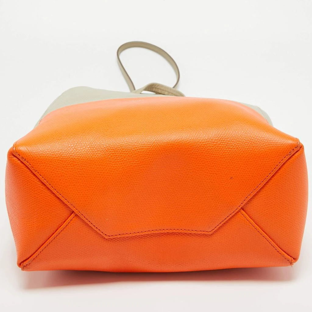 Celine Beige/Orange Leather Small Vertical Cabas Tote 商品