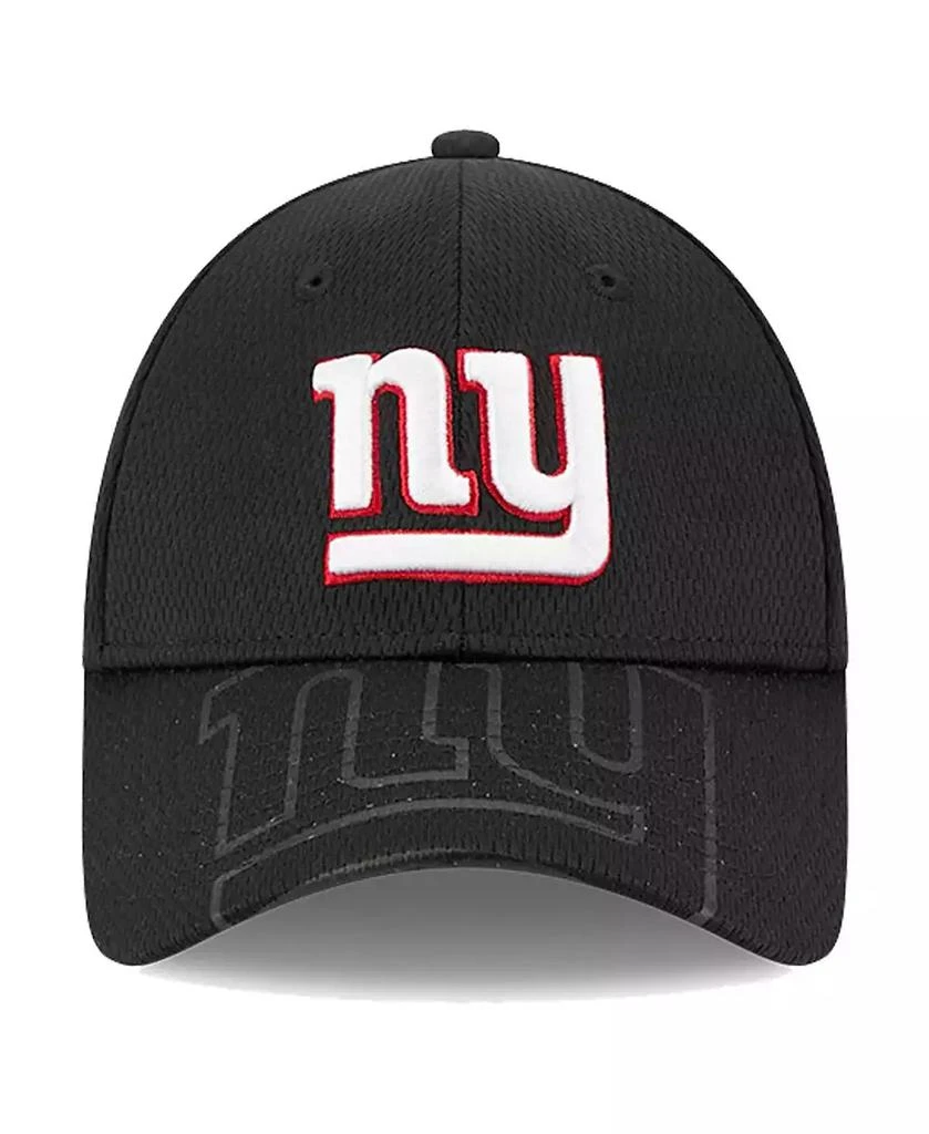 商品New Era|Men's Black New York Giants Top Visor 9FORTY Adjustable Hat,价格¥240,第2张图片详细描述