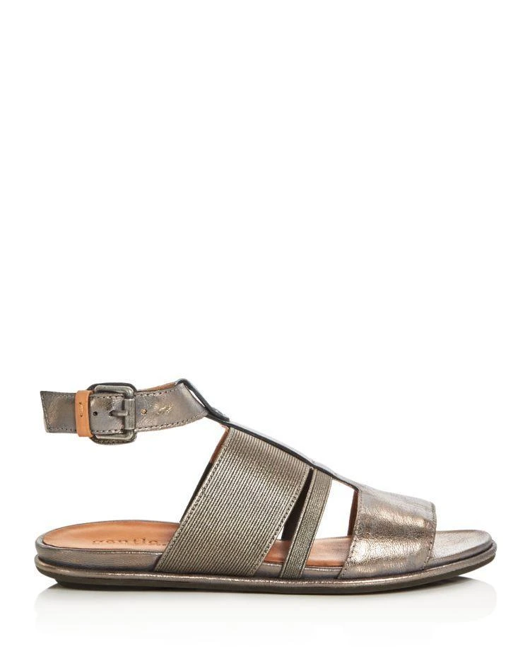 商品Gentle Souls|Ophelia Metallic T-Strap Sandals,价格¥629,第2张图片详细描述