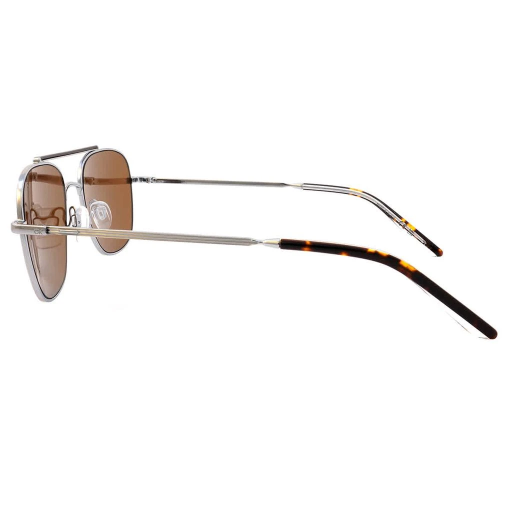 商品Calvin Klein|Brown Navigator Men's Sunglasses CK21104S 008 54,价格¥299,第3张图片详细描述