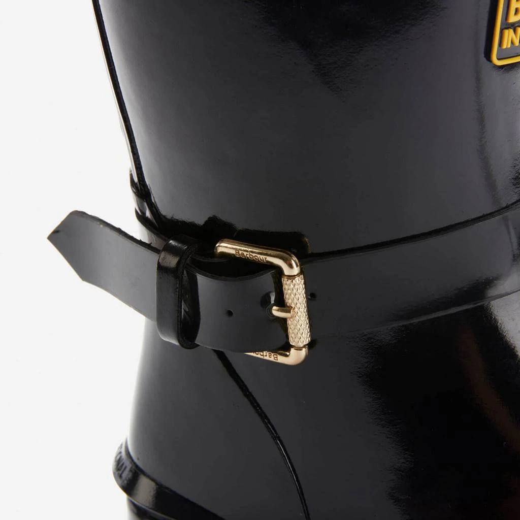 商品Barbour|Barbour International Women's Mugello Biker Wellies - Black,价格¥432,第4张图片详细描述