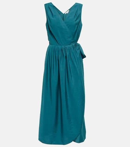 商品Vince|Wrap-front midi dress,价格¥2119,第1张图片