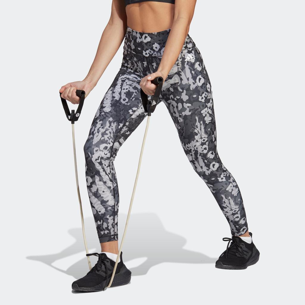 Women's adidas Train Essentials Printed High-Waisted 7/8 Leggings商品第1张图片规格展示