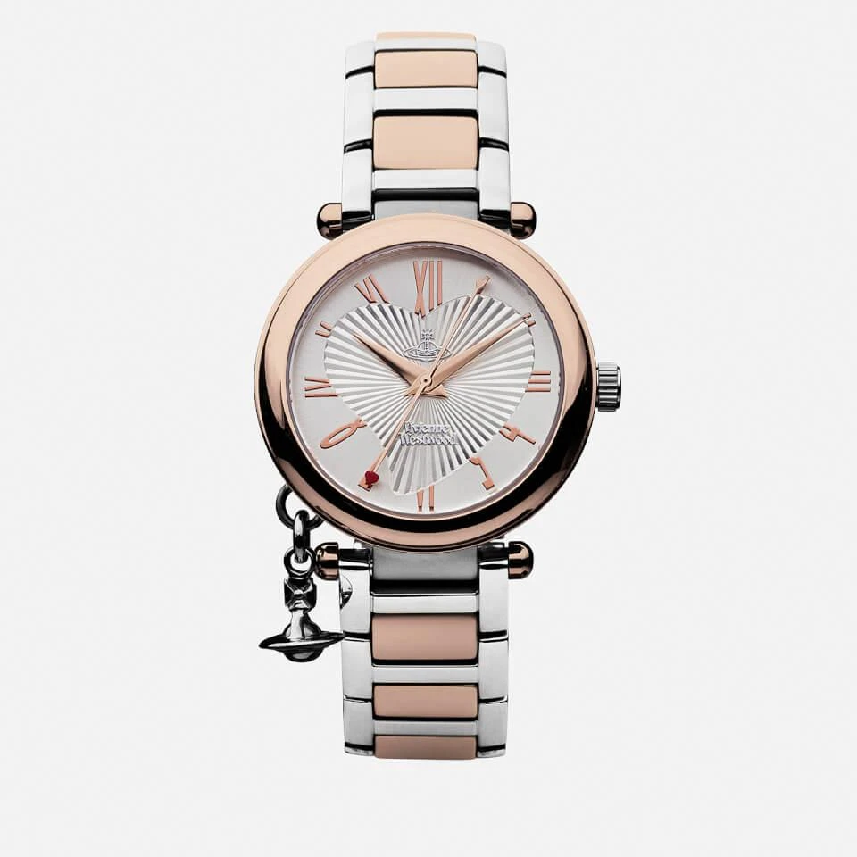 商品Vivienne Westwood|Vivienne Westwood Orb Silver-Plated Watch,价格¥2111,第1张图片
