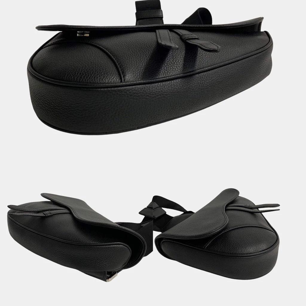 商品[二手商品] Dior|Dior Black Leather Leather Saddle Bag,价格¥26135,第4张图片详细描述