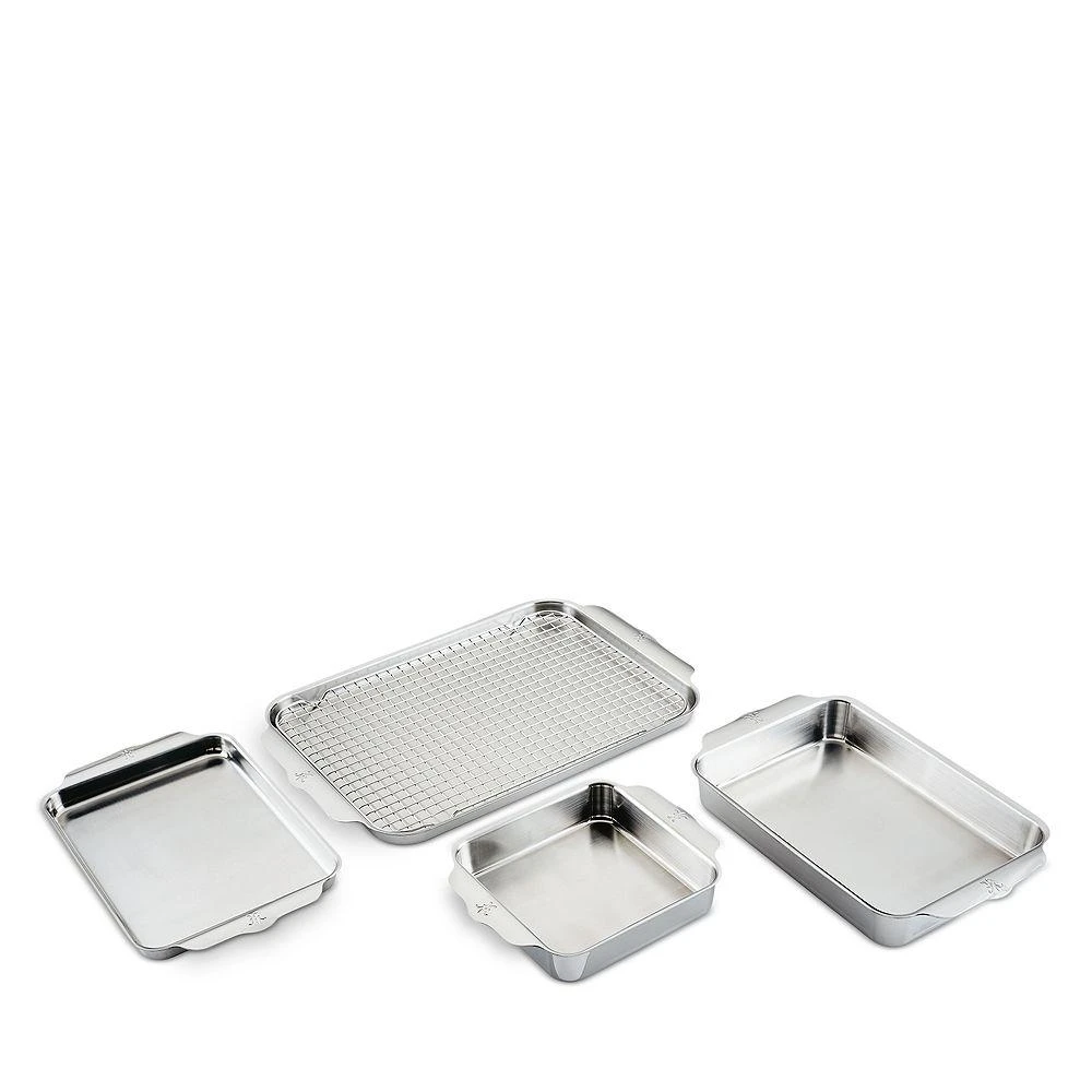 商品Hestan|OvenBond® 5-Piece Tri-ply Clad Stainless Steel Ovenware Set,价格¥2093,第1张图片