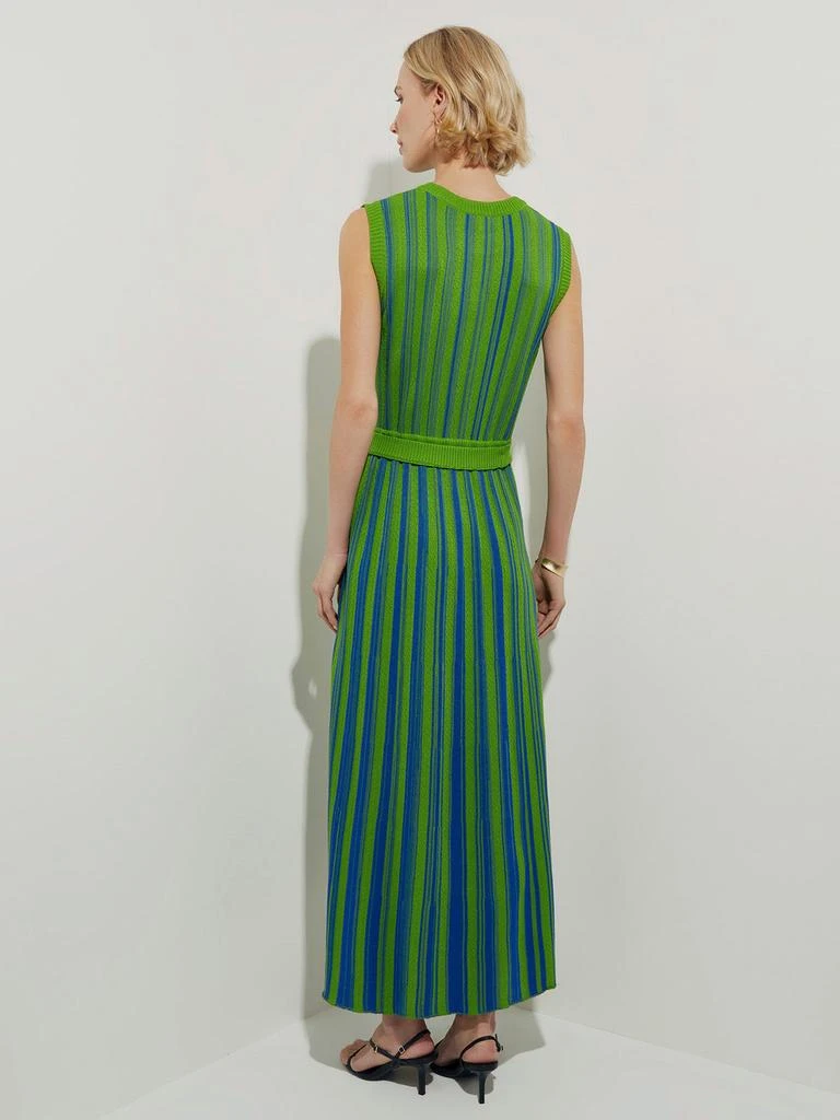 商品Misook|Sleeveless Soft Ribbed Knit Belted Maxi Dress - Modern Fit,价格¥2831,第2张图片详细描述
