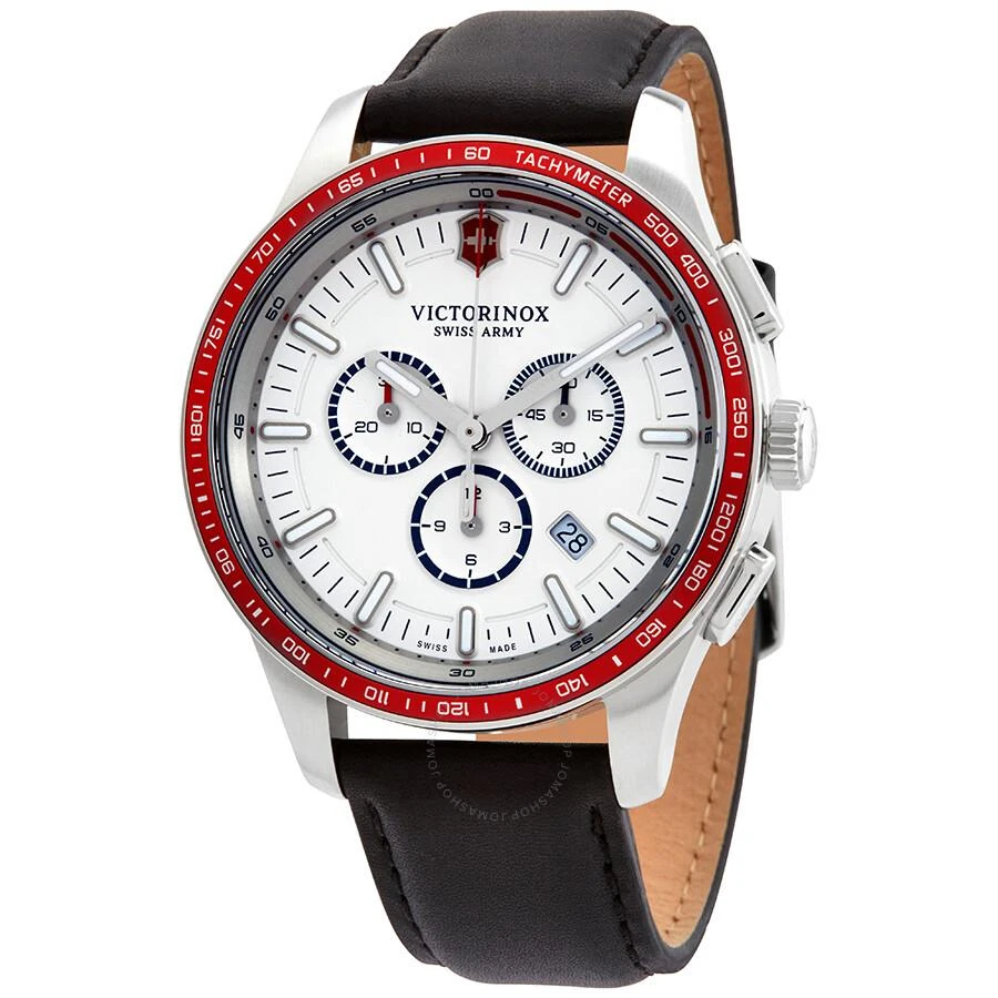 商品Victorinox|Alliance Sport Chronograph Quartz White Dial Men's Watch 241819,价格¥2004,第1张图片