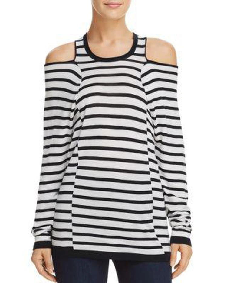 商品alexanderwang.t|Striped Cold-Shoulder Top ,价格¥1465,第1张图片