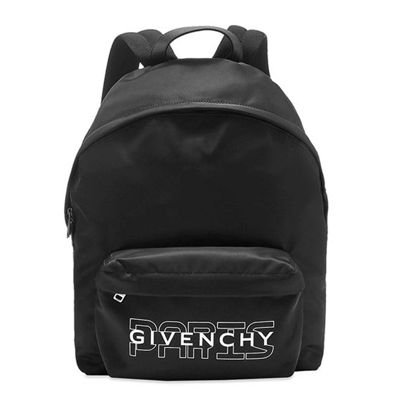 商品[国内直发] Givenchy|Givenchy纪梵希 尼龙LOGO印花双肩包旅行背包 BK500JK0RG-001,价格¥7184,第1张图片