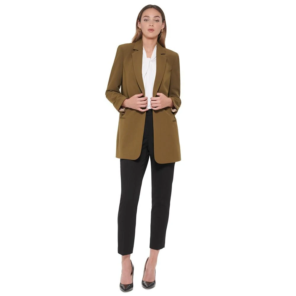 商品Tommy Hilfiger|Women's Notched Collar One-Button Blazer,价格¥318,第4张图片详细描述