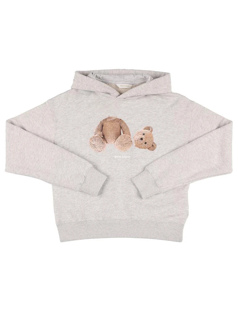 商品Palm Angels|Bear Print Cotton Hoodie,价格¥1479,第1张图片