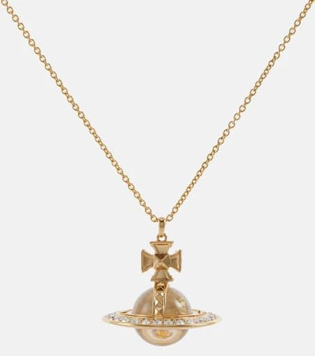 商品Vivienne Westwood|Crystal-embellished pendant necklace,价格¥2303,第1张图片