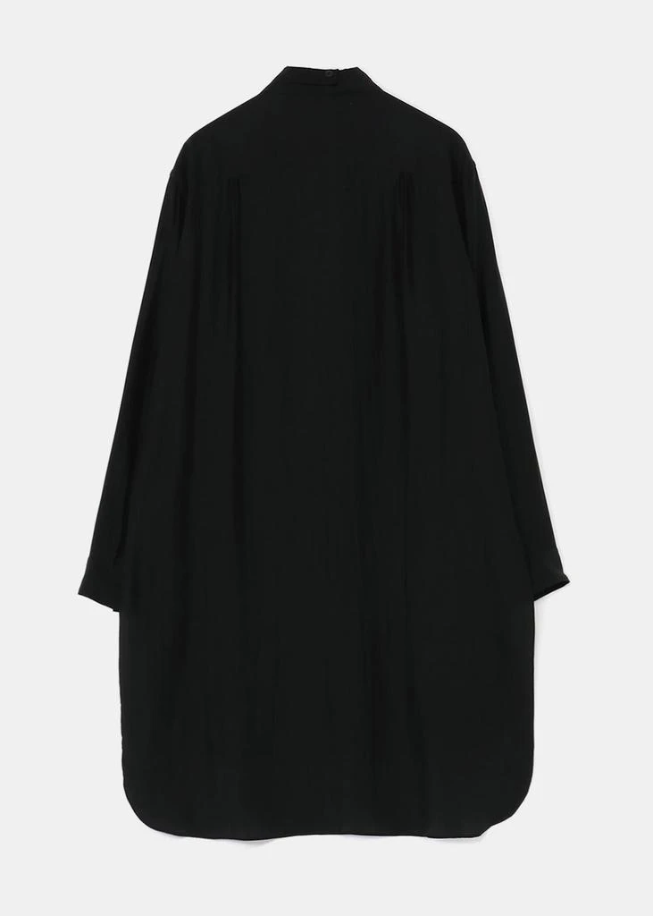 YOHJI YAMAMOTO Black Silk Print Shirt 商品